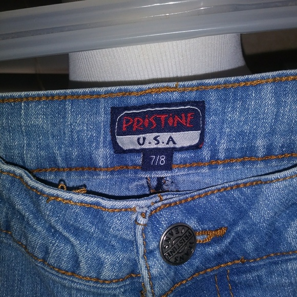 Pristine USA Size 7/8 cutout jeans - Picture 4 of 4